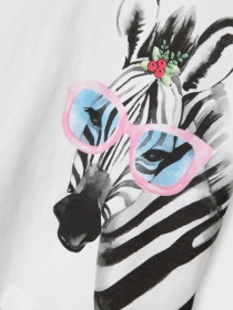 NAME IT T-shirt Votea Bright White Zebra